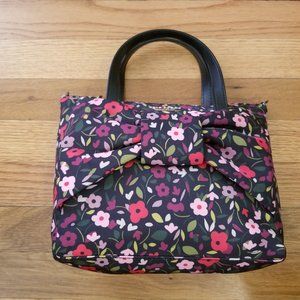 Kate Spade Black Boho Floral Bag Like New